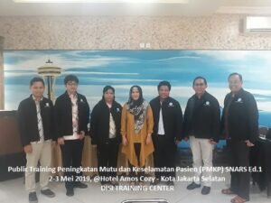 Training Peningkatan Mutu dan Keselamatan Pasien (PMKP)